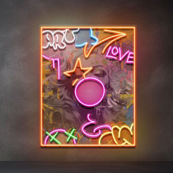 Fantastic Love Collapse Art LED Neon Sign Light Pop Art - Image 4