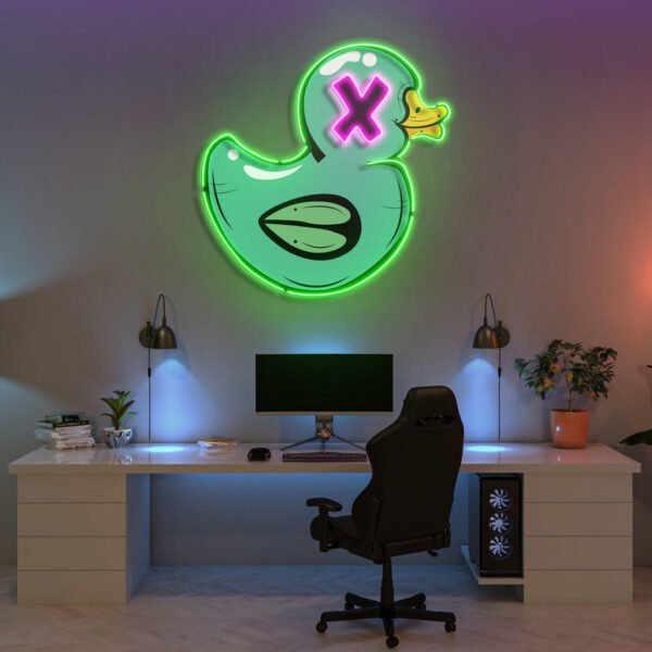 Bad Duck Led Neon Acrylic Artwork - Image 2
