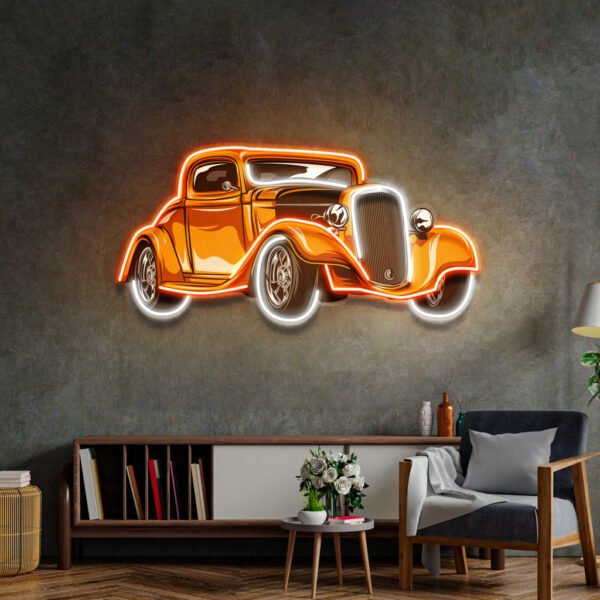 Car The Sunset LED Neon Sign Light Pop Art (Copy) - Image 3