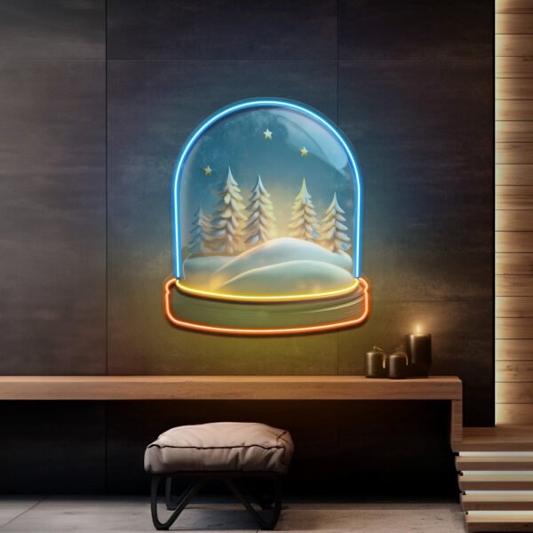 Cozy Night Snow Globe LED Neon Sign Light Pop Art Sale price$199.50 Regular price$335 Save 40% - Image 3
