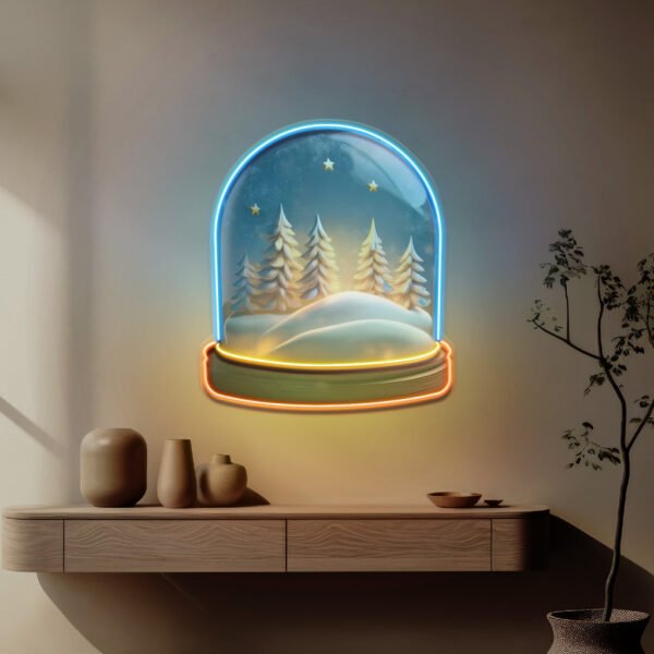 Cozy Night Snow Globe LED Neon Sign Light Pop Art Sale price$199.50 Regular price$335 Save 40% - Image 4
