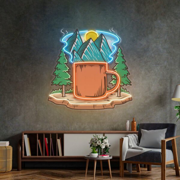 Cup of Nature LED Neon Sign Light Pop Art - Image 3