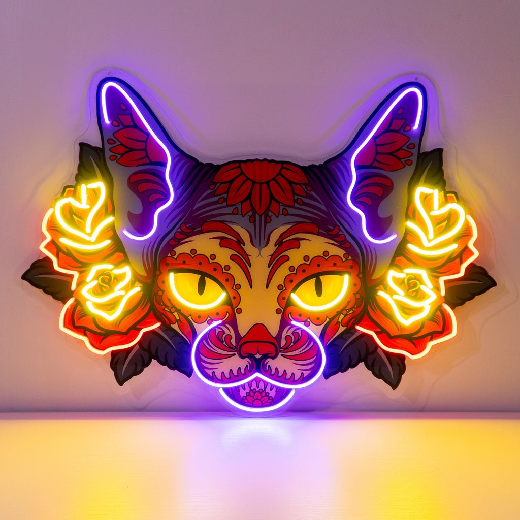 Sphynx LED Neon Sign Light Pop Art - Image 2