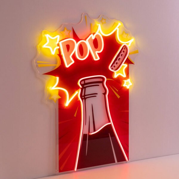 Taco Gentlemen Neon Acrylic Artwork - Image 2