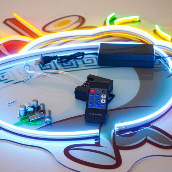 Ramen Bowl LED Neon Sign Light Pop Art - Image 3