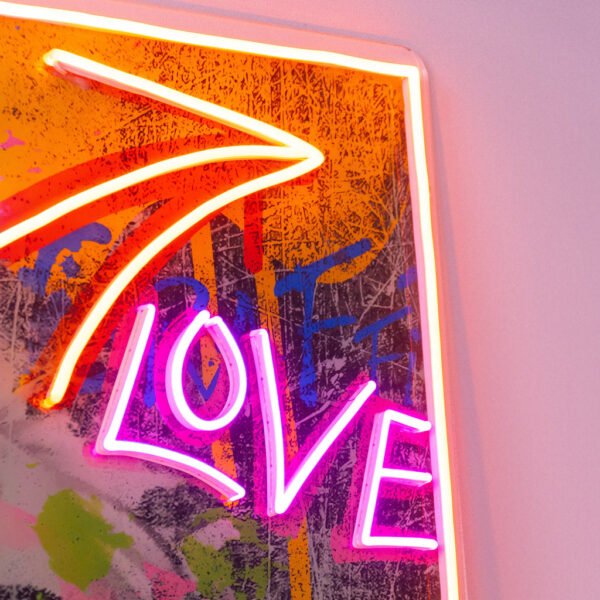 Fantastic Love Collapse Art LED Neon Sign Light Pop Art - Image 3
