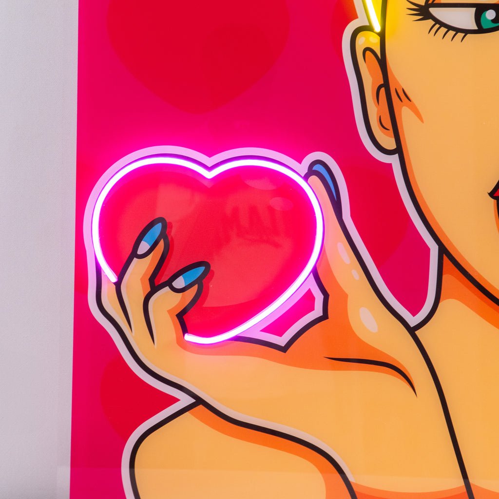 Woman Bring Loves LED Neon Sign Light Pop Art - Image 3