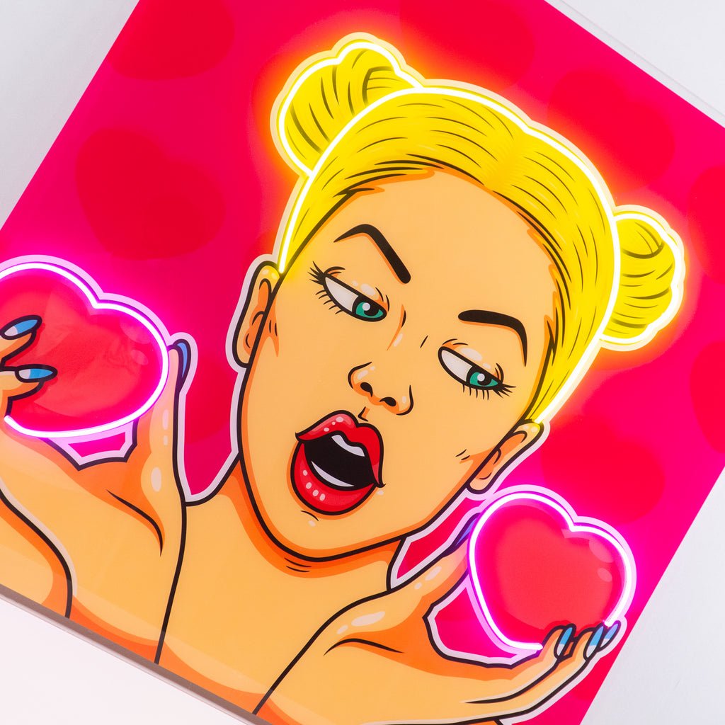 Woman Bring Loves LED Neon Sign Light Pop Art - Image 2