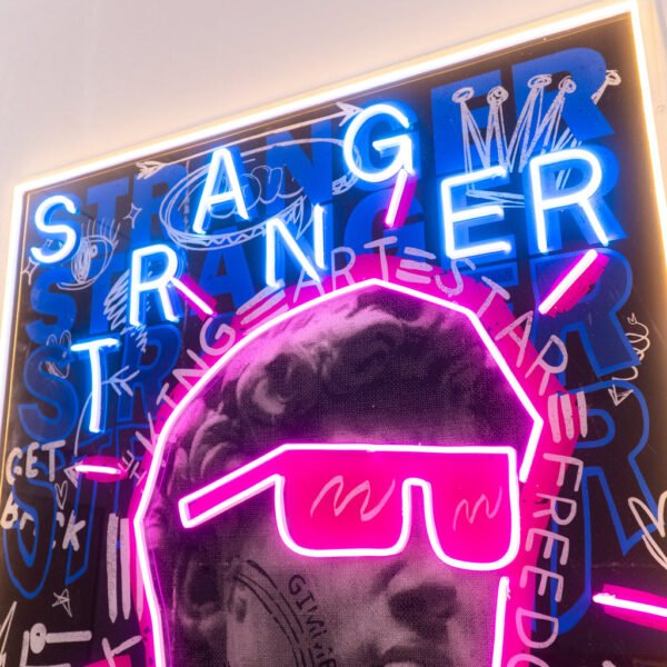 David Stranger Collapse Art LED Neon Sign Light Pop Art - Image 2