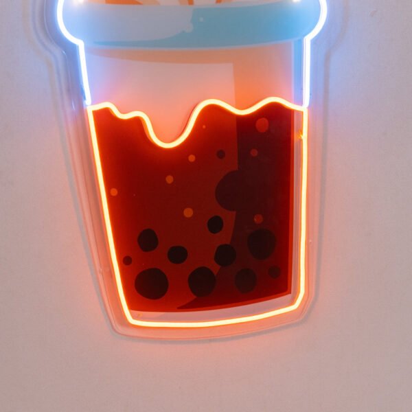 Choco Milktea Led Neon Acrylic Artwork - Image 3