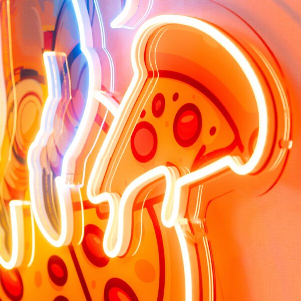 Bear Hugging Donuts LED Neon Sign Light Pop Art (Copy) - Image 3