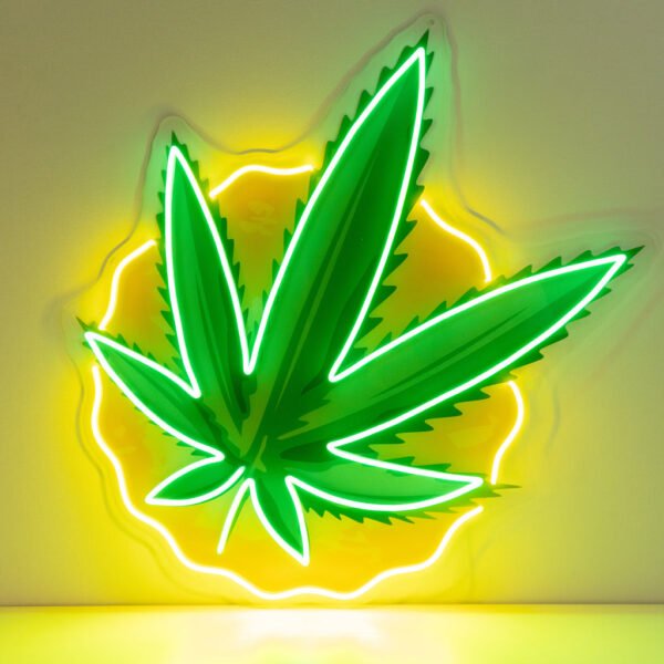 Cool Pothead Led Neon Acrylic Artwork - Image 4
