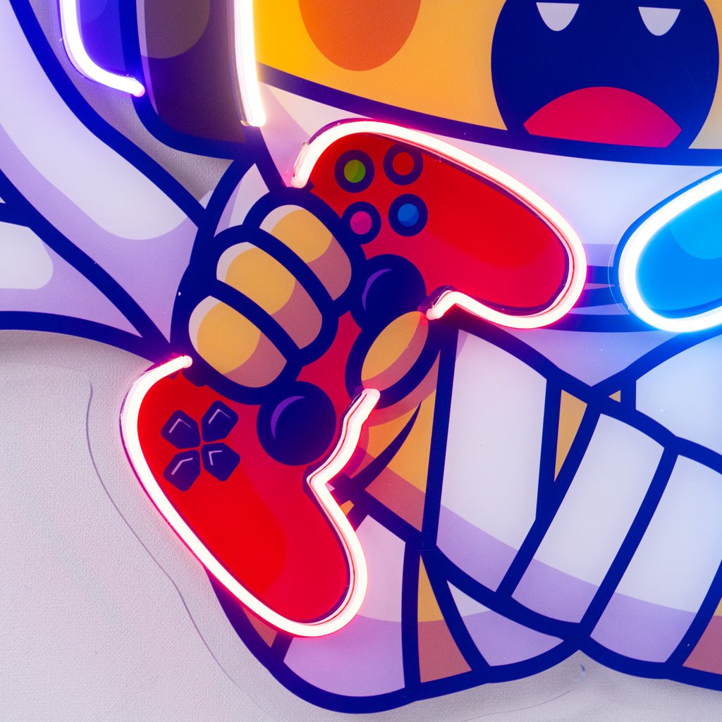 Cute Mummy Gaming LED Neon Sign Light Pop Art - Image 2