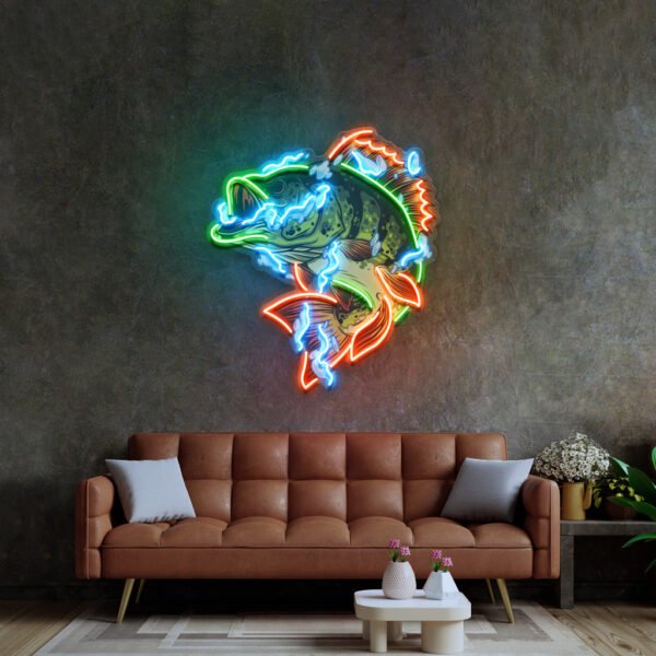 Fish Art LED Neon Sign Light Pop Art - Image 4