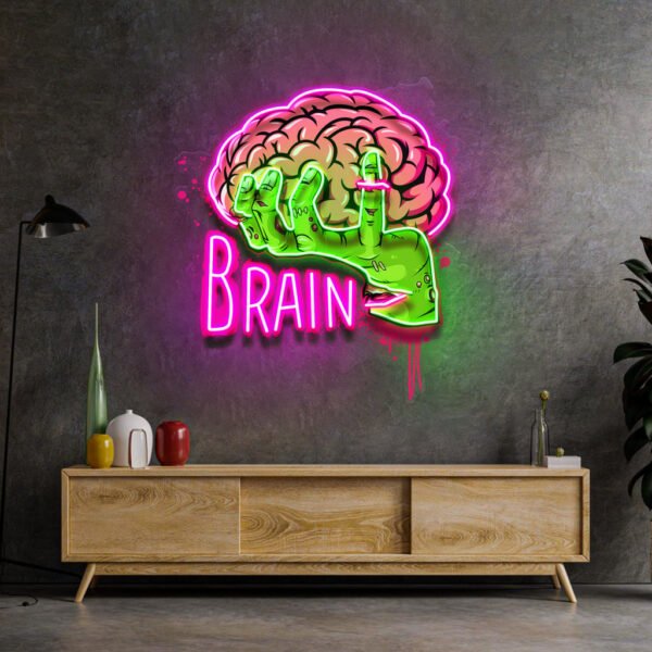 Make Your Brain LED Neon Sign Light Pop Art - Image 4