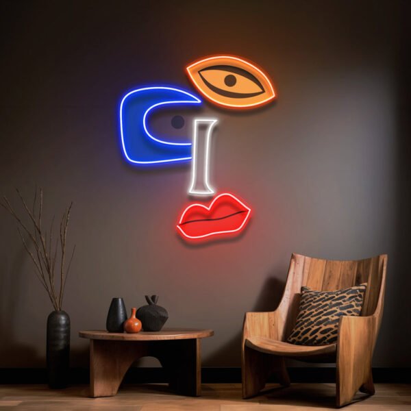 Single Face Element Abstract Art LED Neon Sign - Image 3