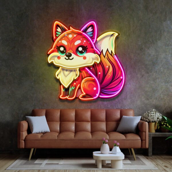 The Colorful Fox LED Neon Sign Light Pop Art - Image 2