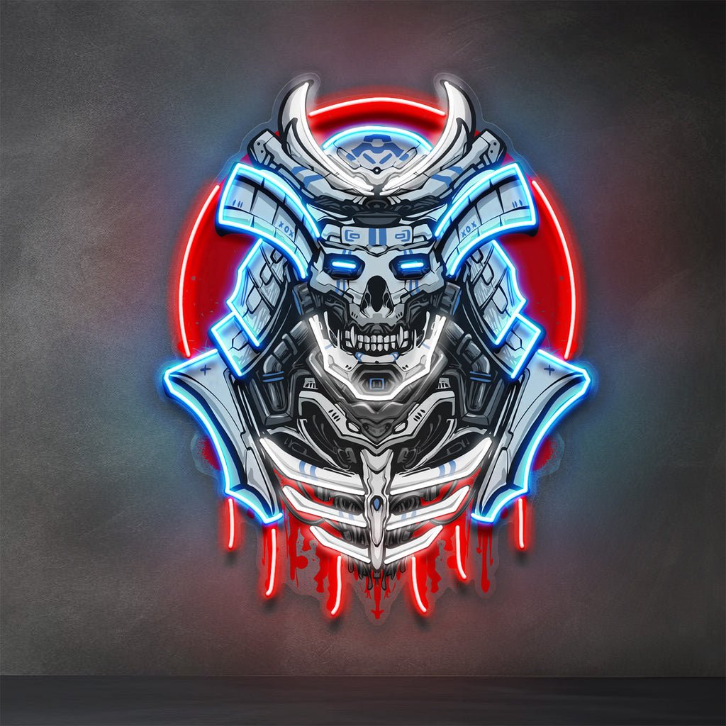 The Japanese Samurai Robot LED Neon Sign Light Pop Art - Image 3