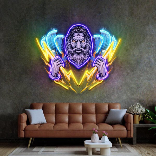 The Poseidon King LED Neon Sign Light Pop Art - Image 4
