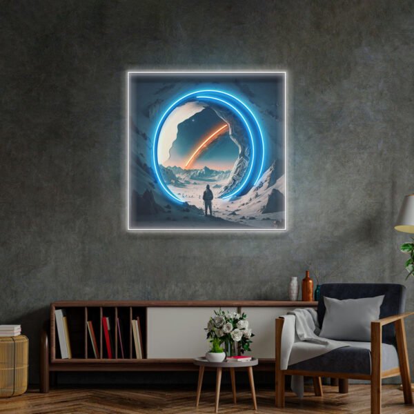 Astronaut Experiencing The Space LED Neon Sign Light Pop Art - Image 3