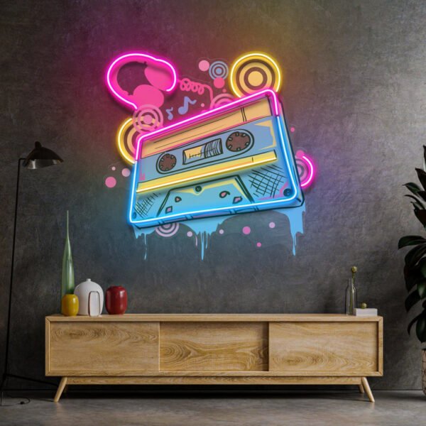 Cassette Color LED Neon Sign Light Pop Art - Image 4