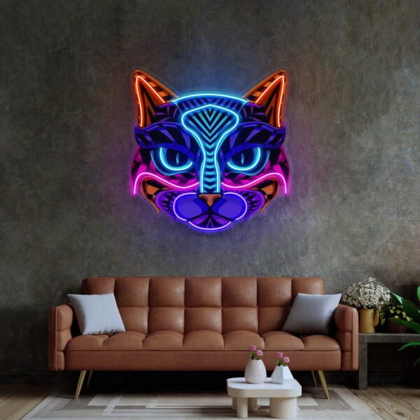 Decorative Cat LED Neon Sign Light Pop Art - Image 3