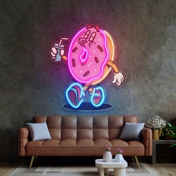 Donut Trendy Retro LED Neon Sign Light Pop Art - Image 3