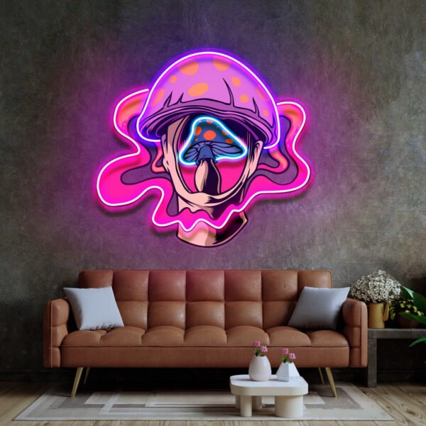 Fantasy Mushroom LED Neon Sign Light Pop Art - Image 3