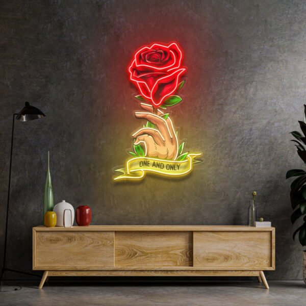 Roses Gift LED Neon Sign Light Pop Art - Image 2
