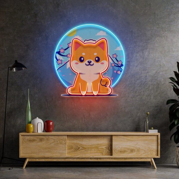 Shiba Mountain LED Neon Sign Light Pop Art - Image 4