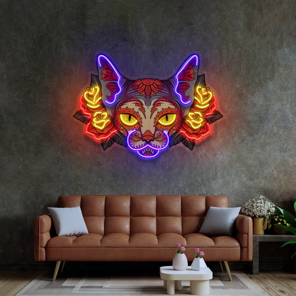 Sphynx LED Neon Sign Light Pop Art - Image 3