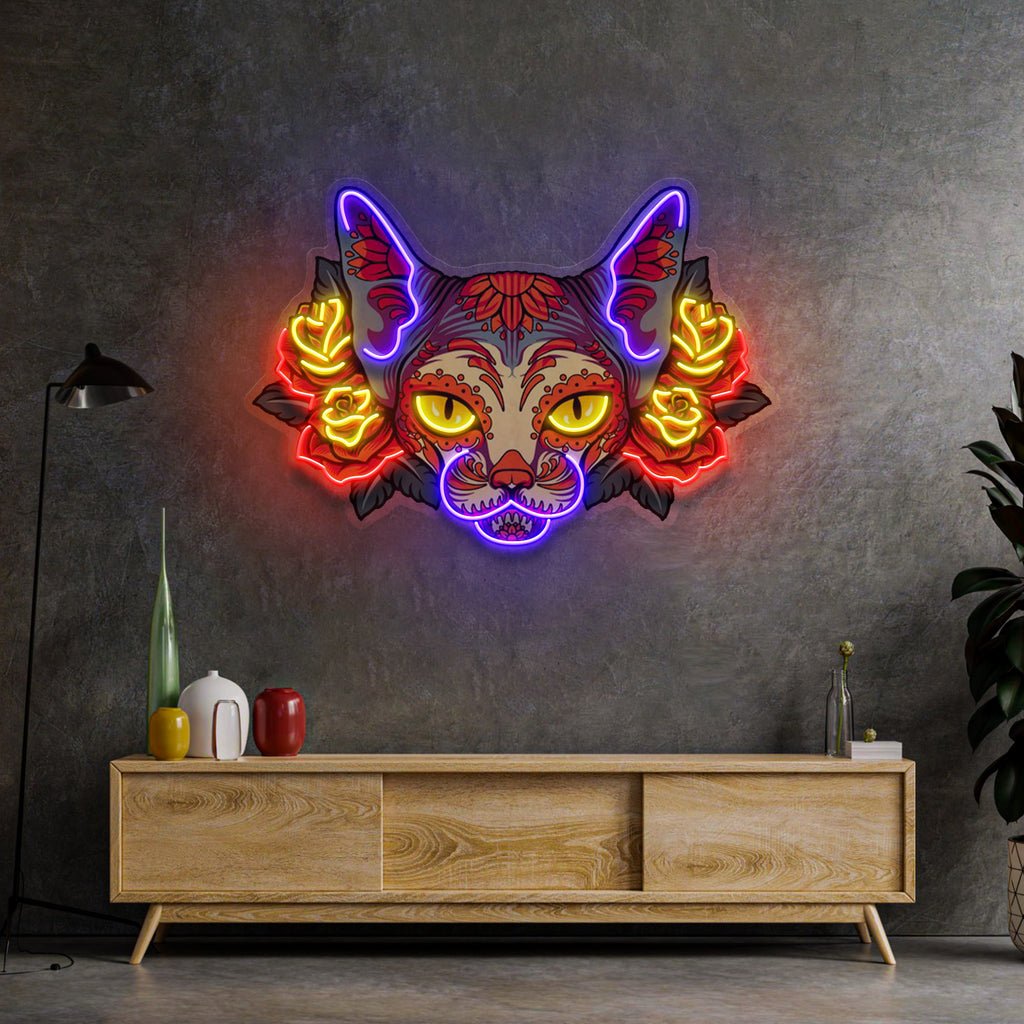 Sphynx LED Neon Sign Light Pop Art - Image 4