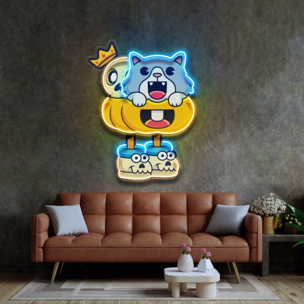 Tyrannosaurus Rex Head Fossil LED Neon Sign Light Pop Art - Image 4